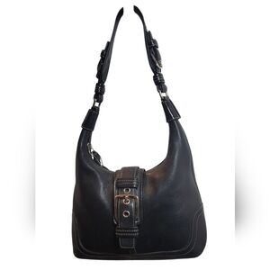 Coach Leather Hobo Shoulder Bag